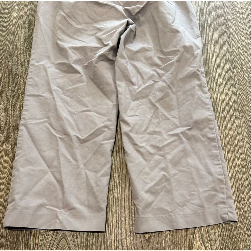 Dockers Womens Khaki Chino Pants Mid-Rise Wide Leg Cotton Blend Gray Size 4 - Picture 9 of 10